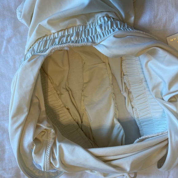 Cream good American one piece waist framer swimsuit - Picture 5 of 5